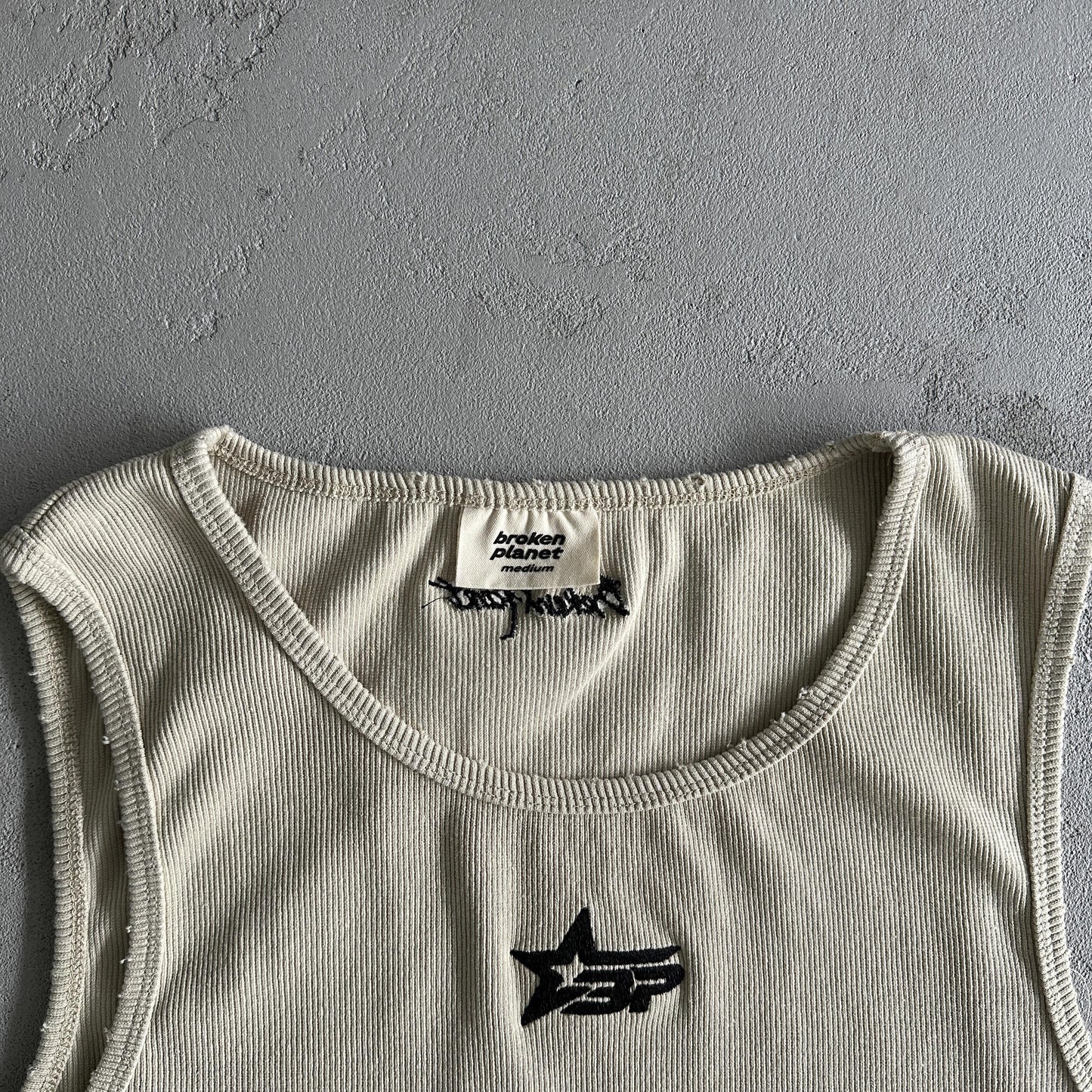 Broken Planet Herren Gewaschenes Ribbde Tanktop