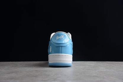 Bape Sta Lackleder North Carolina Blau 