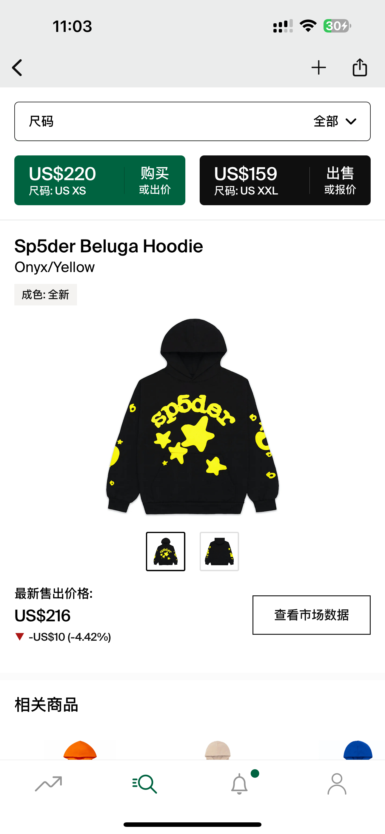 Sp5der Hoodie 1:1