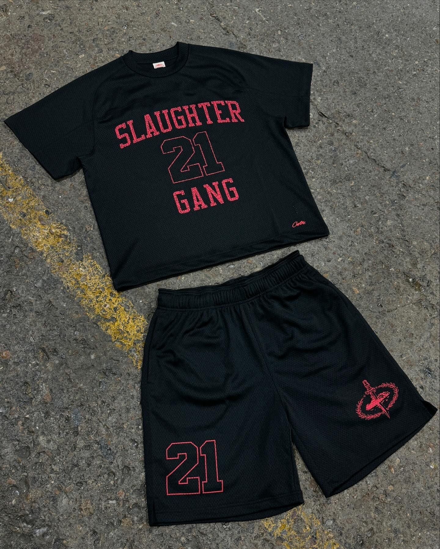 Corteiz x Slaughter Gang Shorts