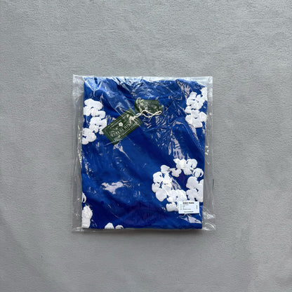 Maglietta con lacrime di denim 