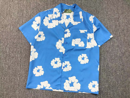 Tuta da bagno con strappi in denim