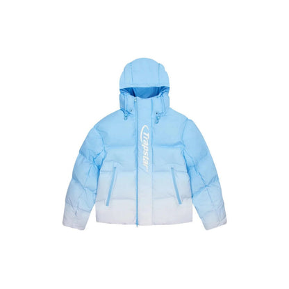 Trapstar Decoded 2.0 Pufferjacke mit Kapuze Himmelblau 