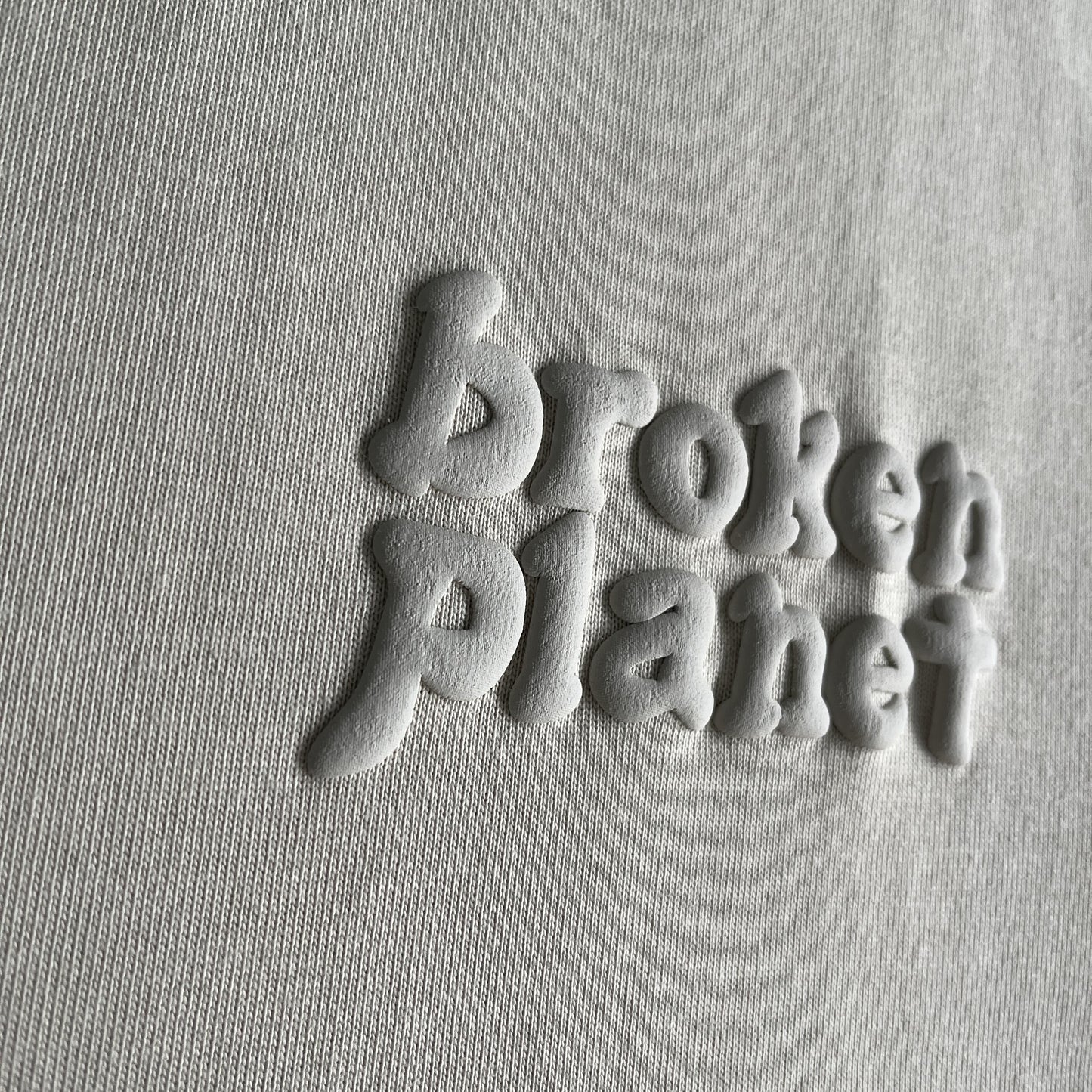 Maglietta corta con lettera base Broken Planet 