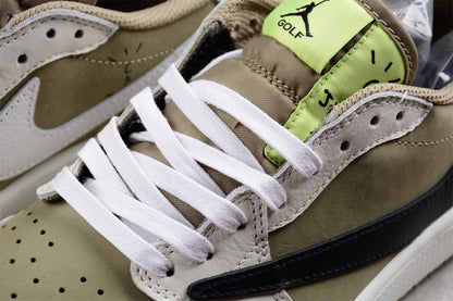 Air Jordan 1 Retro Low Golf Travis Scott Neutral Olive