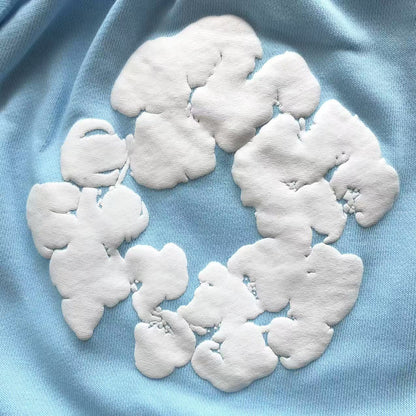 Pantaloncini con strappi in denim 