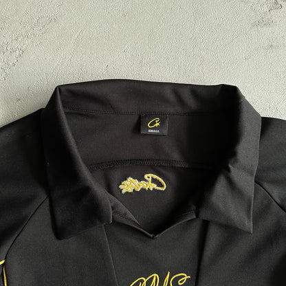 Corteiz Talismo Fußballtrikot – Schwarz 