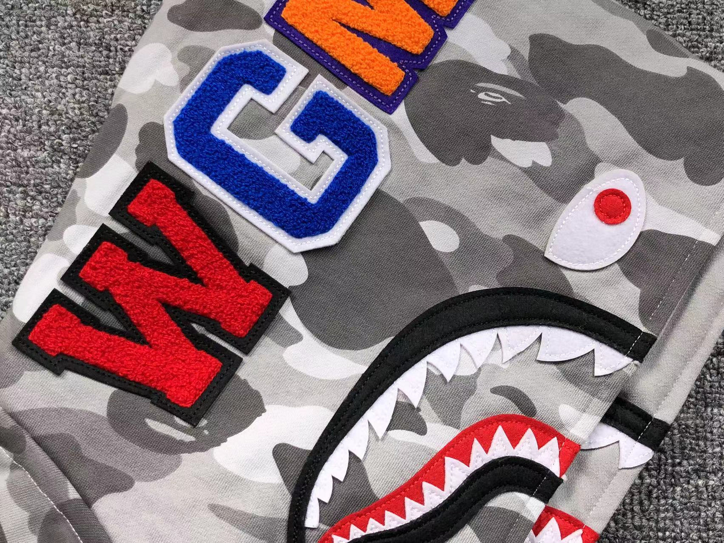 Felpa con cappuccio Bape