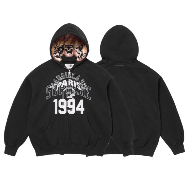 Supreme MM6 Maison Margiela Kapuzenjacke mit Reißverschluss