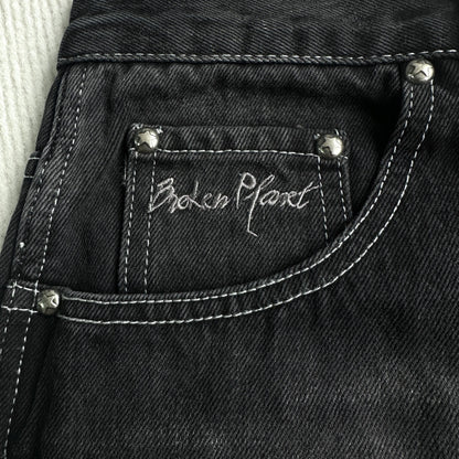 Broken Planet Denim-Jeansshorts 