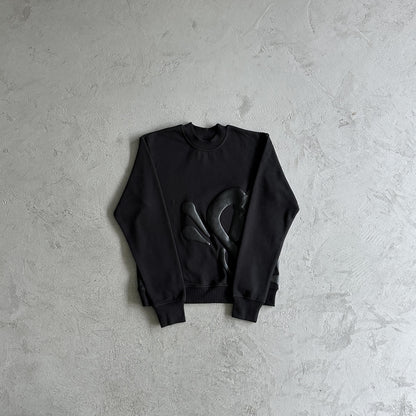 Synaworld Rundhalsanzug Schwarz 