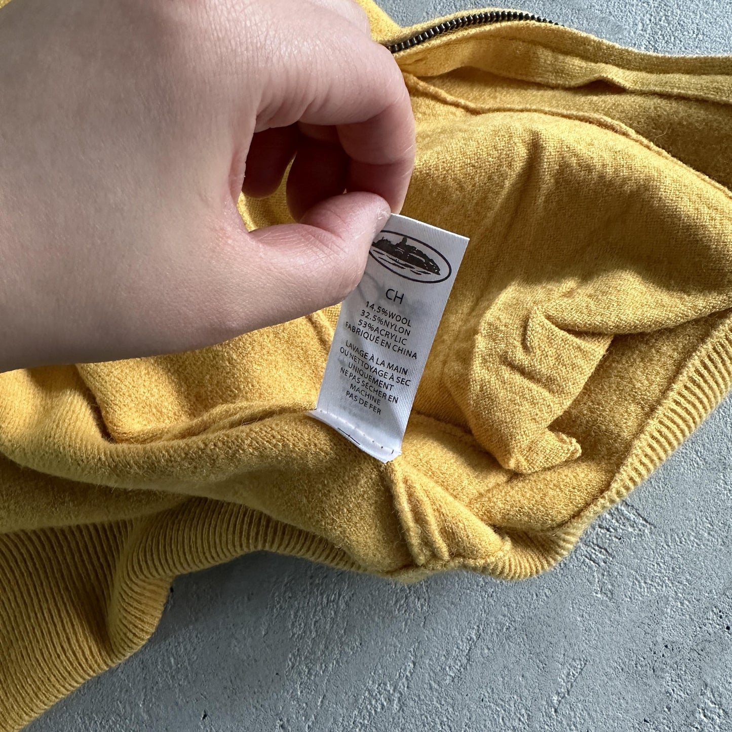 Corteiz Fleece-Strickreißverschluss