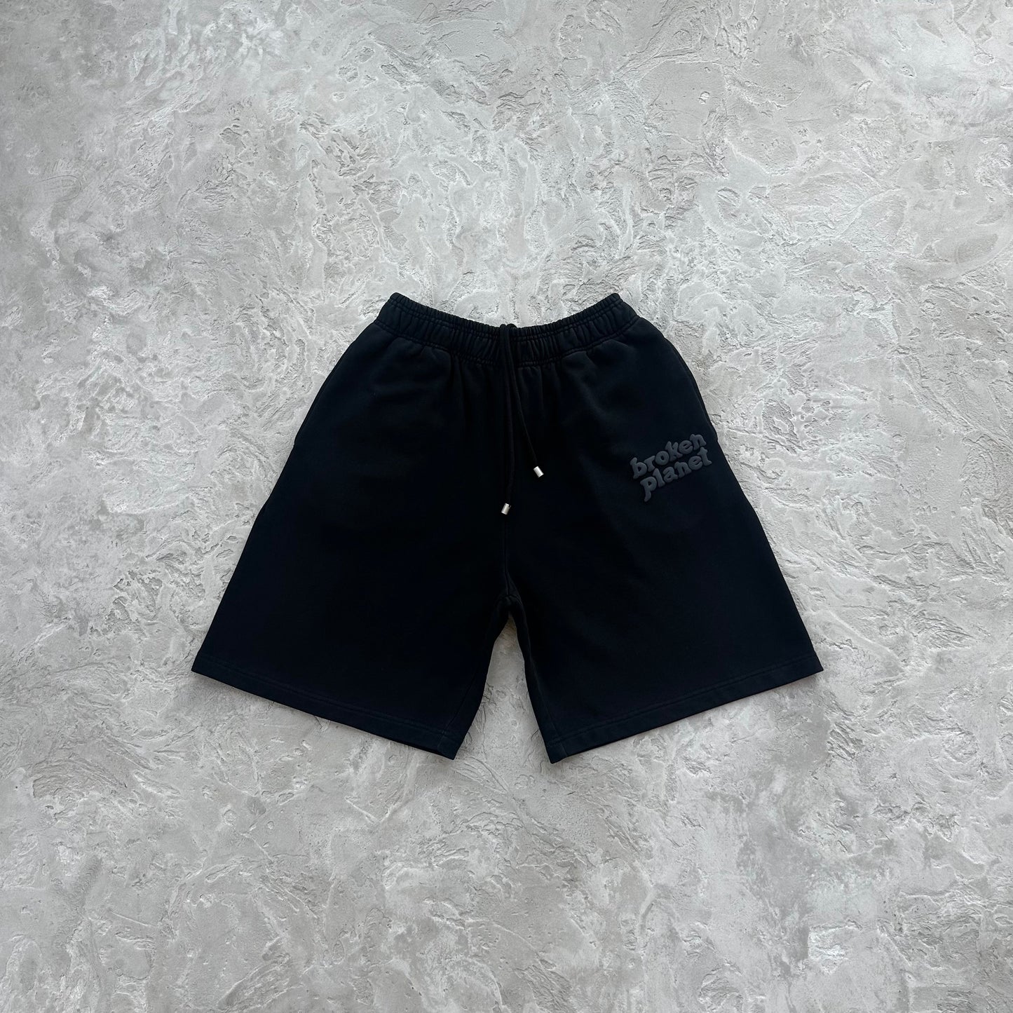 Short de algodón Broken P en tono Midnight