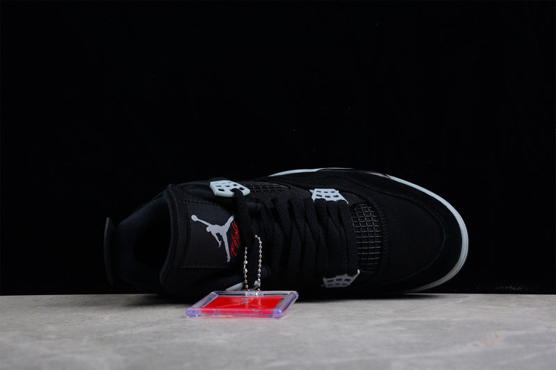 Air Jordan 4 Retro "Black Canvas"