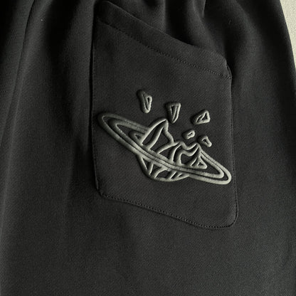 Broken Planet – Baumwollshorts in Mitternachtsblau 