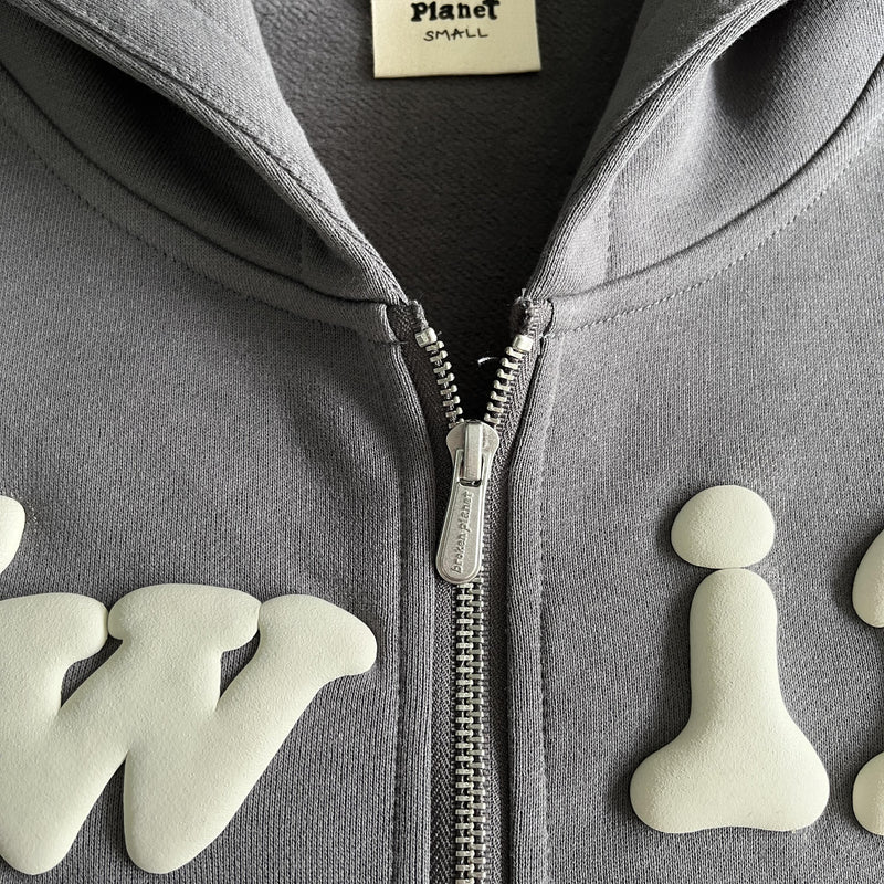 Broken Planet Twin Flames Zip Up Hoodie