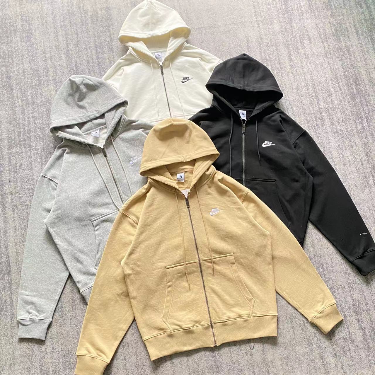 Felpa con cappuccio Nike Zip