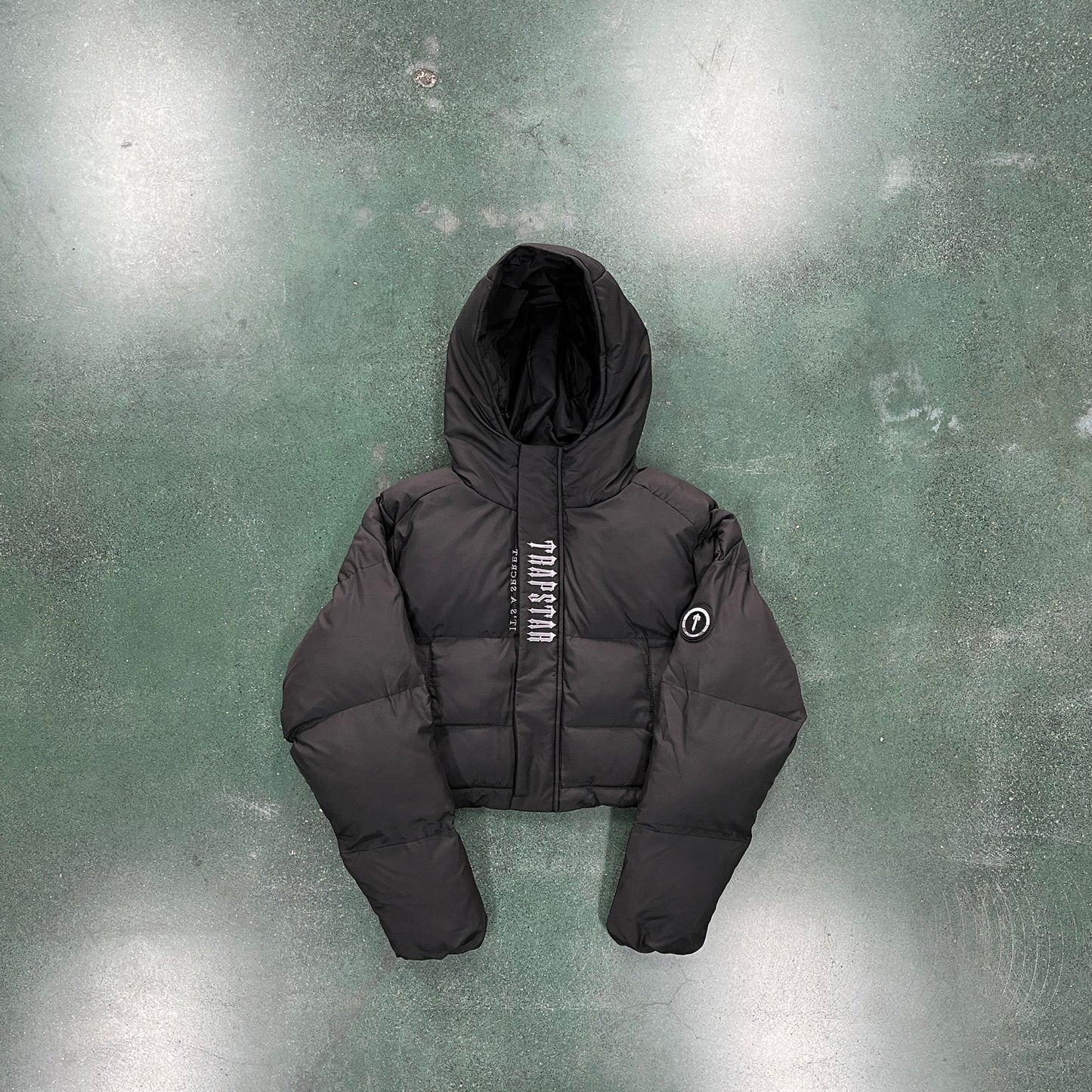 Giacca imbottita Trapstar da donna con cappuccio decoded