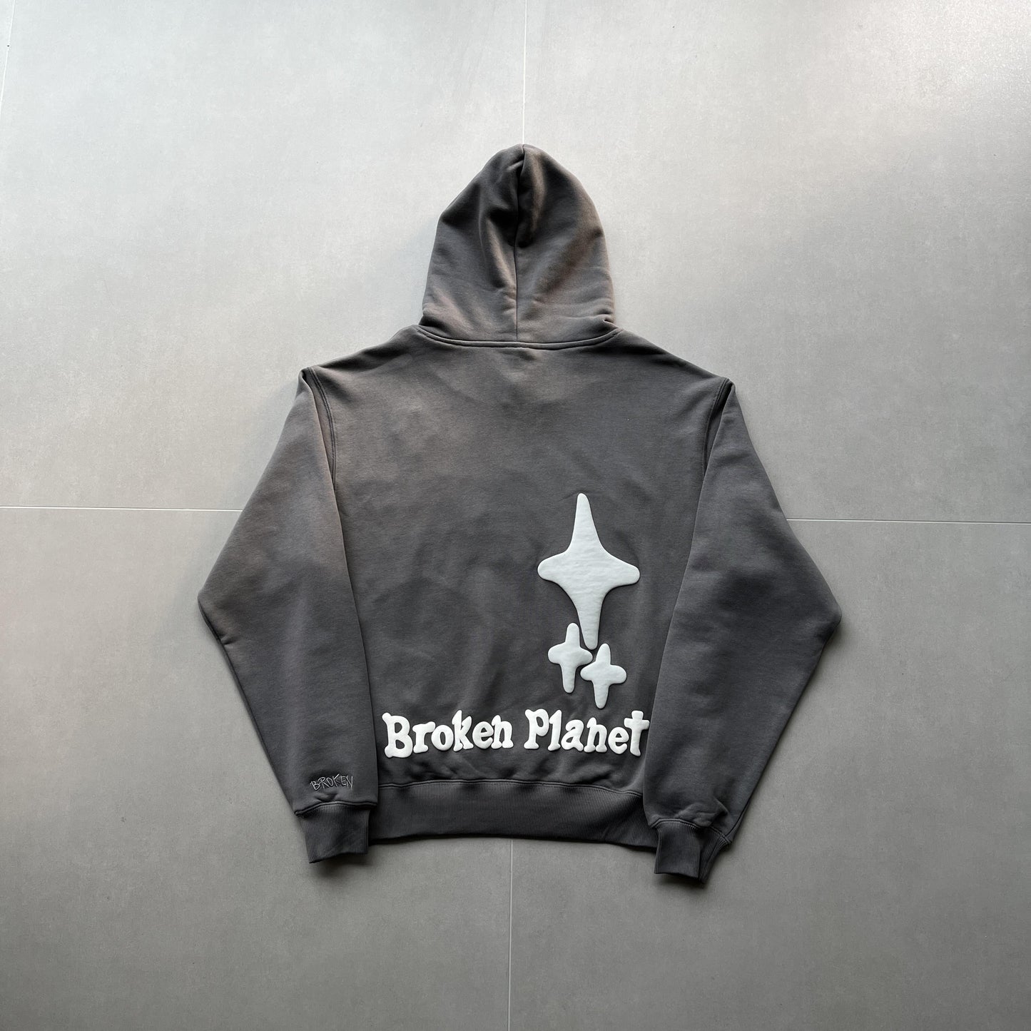 Broken Planet Universe Schwarzes Loch Hoodie 