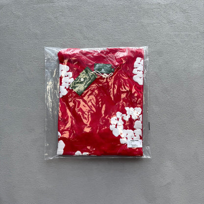 Maglietta con lacrime di denim 