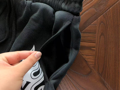 Pantaloncini con strappi in denim 