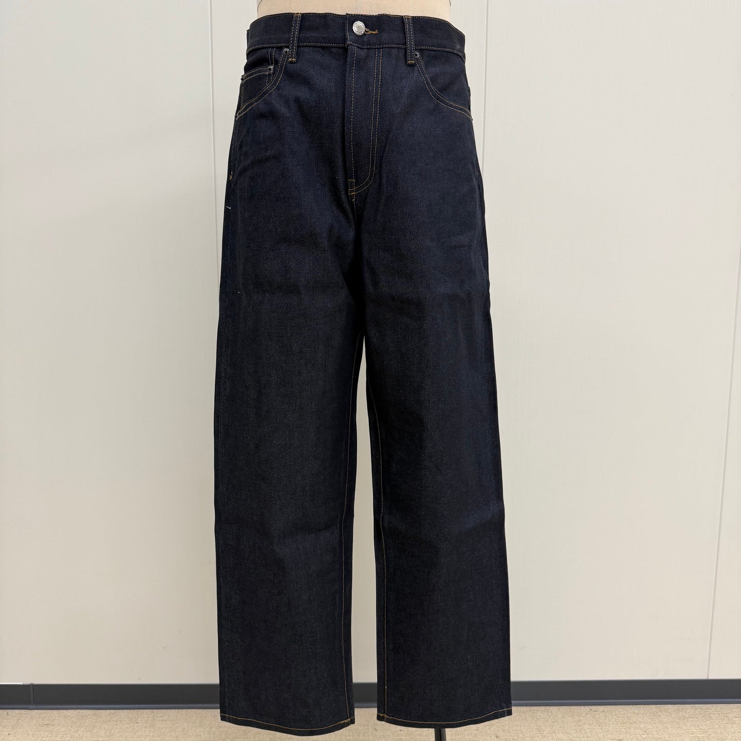 Jeans larghi Supreme in filo di rame nero