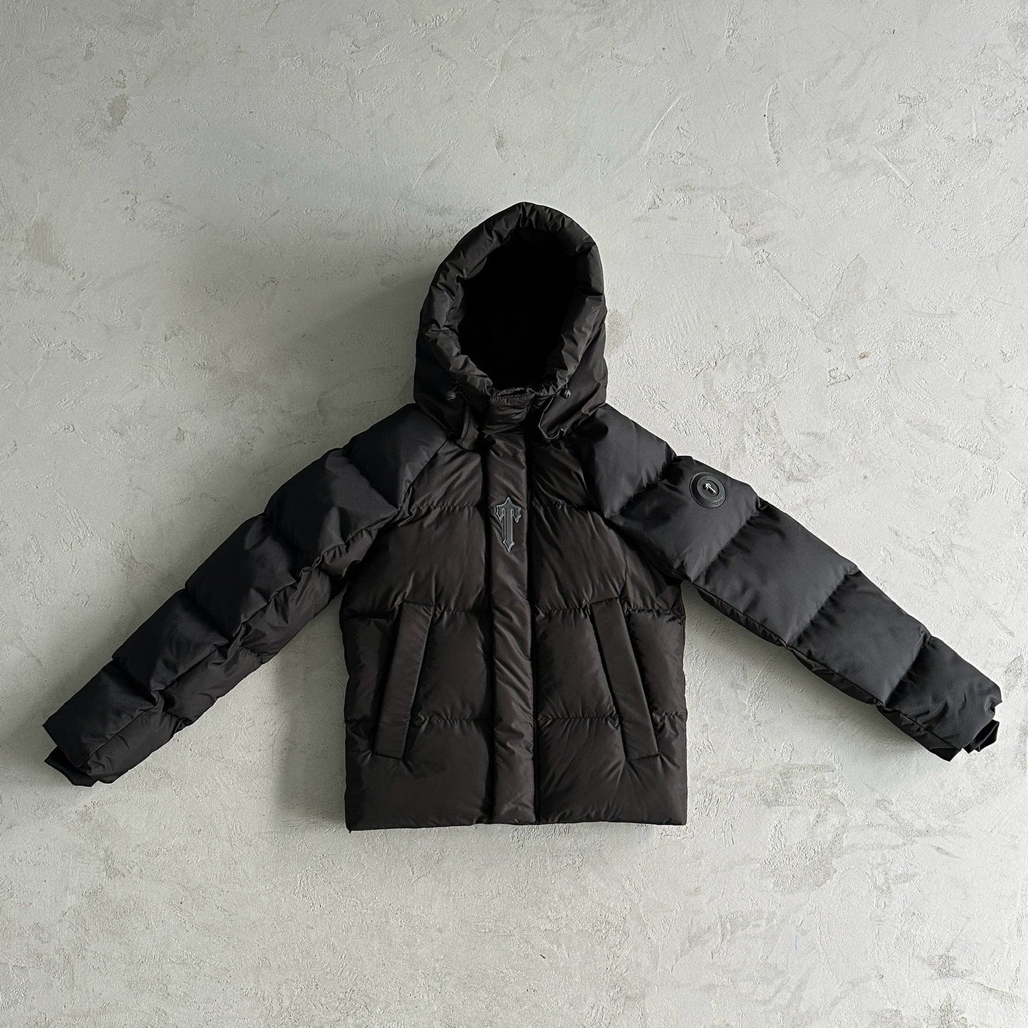 Trapstar Decoded Arch Pufferjacke Schwarz 