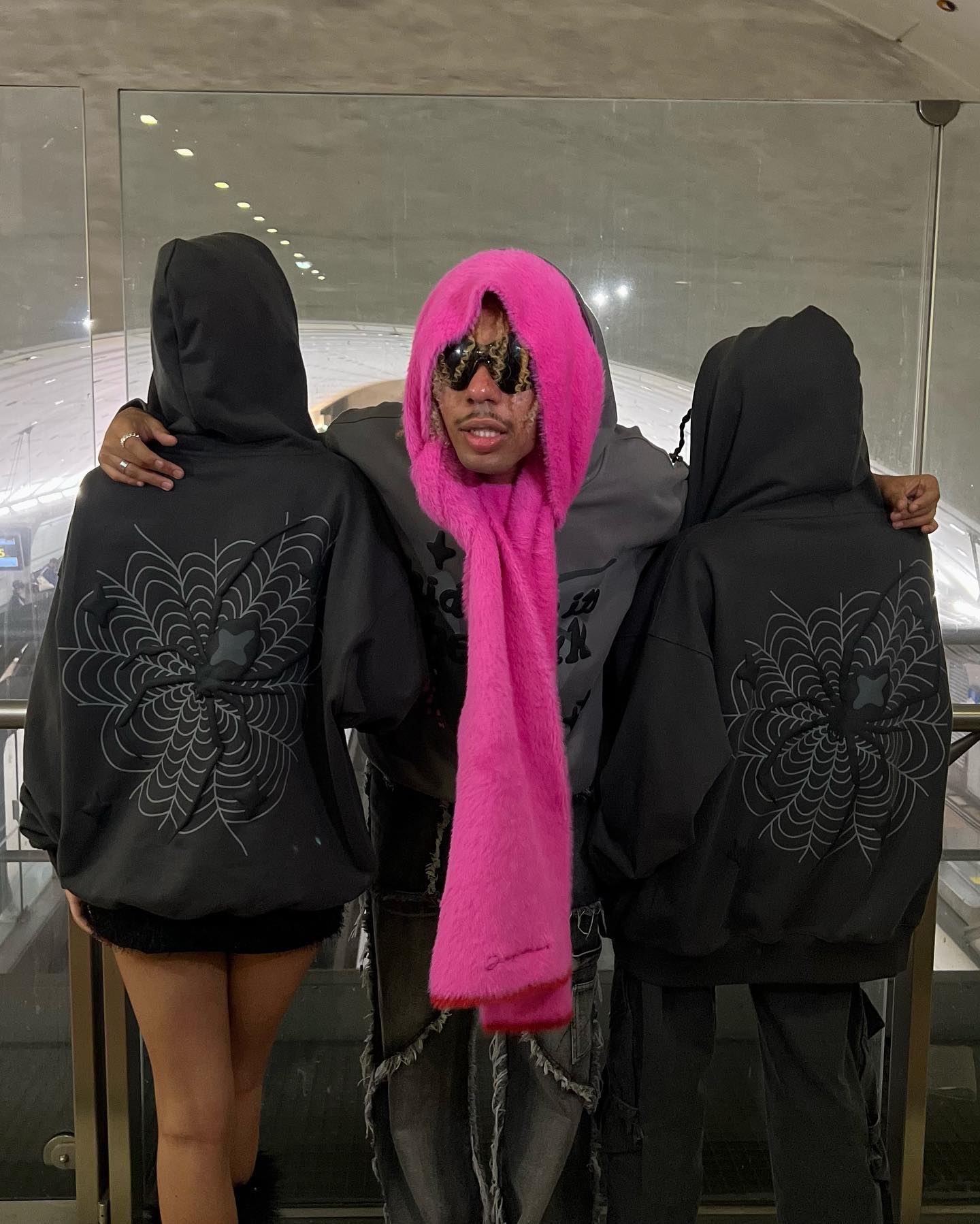 Broken Planet Spider Kapuzenjacke mit Reißverschluss 