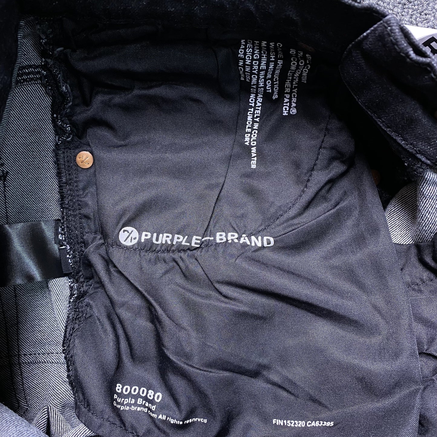 Jeans slim del marchio Purple