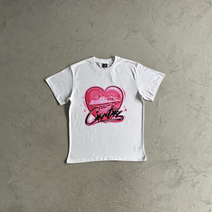 Corteiz T-Shirt Rosa Herz 