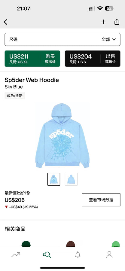 Sp5der Hoodie 1:1