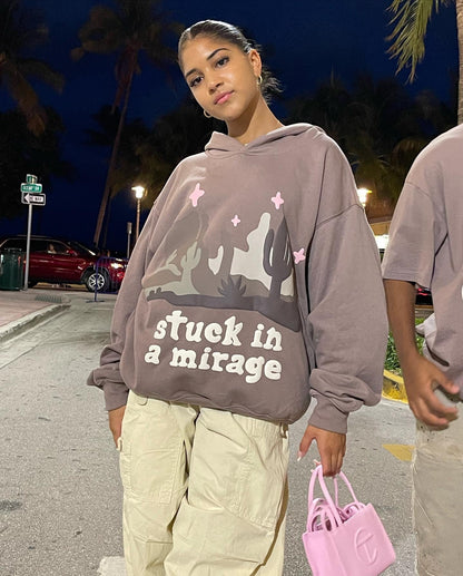 Broken Planet Skin – Rosa Kaktus-Hoodie 