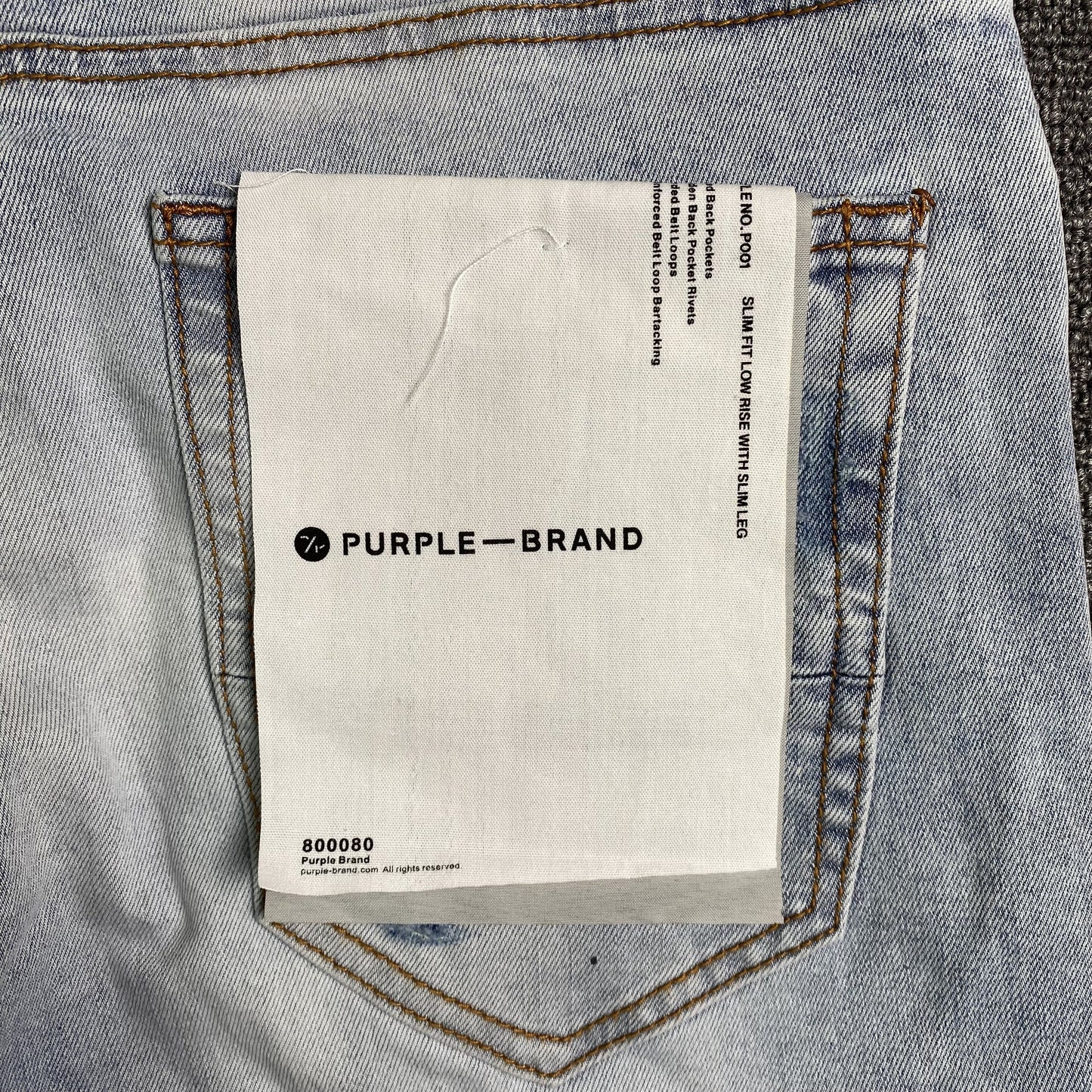 Schmale Jeans der Marke Purple Brand