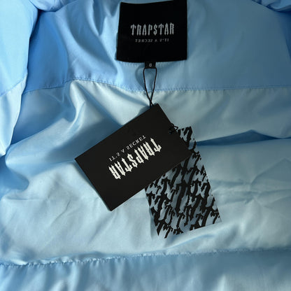 Trapstar Decoded 2.0 Pufferjacke mit Kapuze Himmelblau 