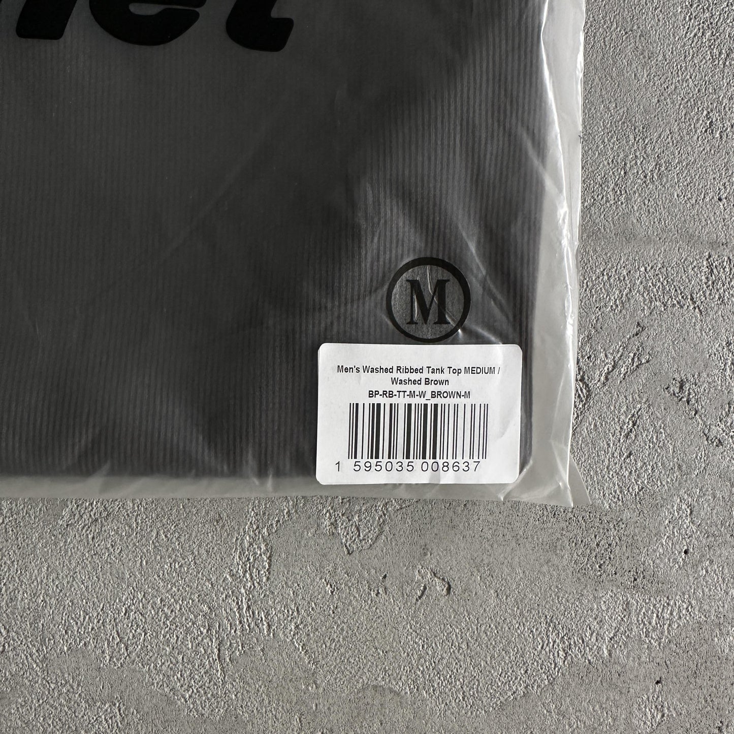 Broken Planet Herren Gewaschenes Ribbde Tanktop