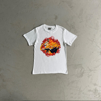 Corteiz T-Shirt Fußball Flammen 