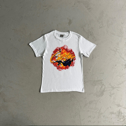 Corteiz T-Shirt Fußball Flammen 