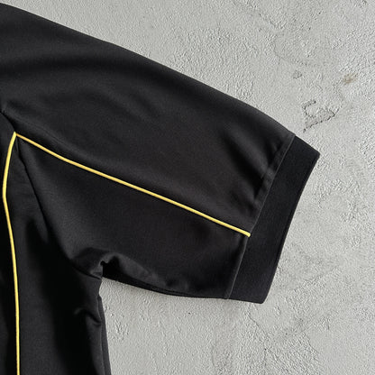 Corteiz Talismo Fußballtrikot – Schwarz 