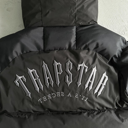 Trapstar Decoded Arch Pufferjacke Schwarz 