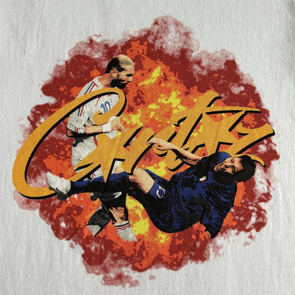 Corteiz T-Shirt Fußball Flammen 