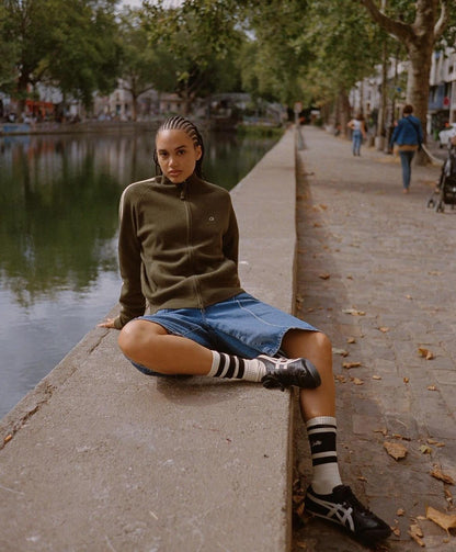 Corteiz Fleece-Strickreißverschluss