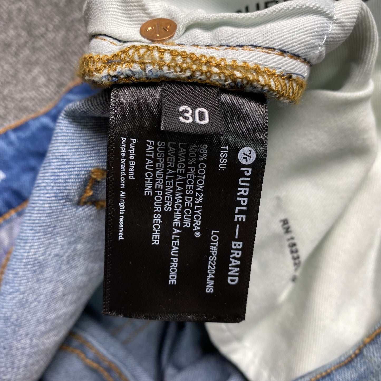 Schmale Jeans der Marke Purple Brand