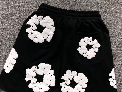 Maglietta con lacrime di denim