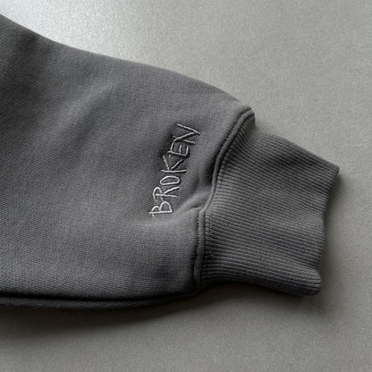 Broken Planet Universe Schwarzes Loch Hoodie 