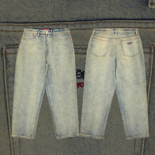 Jeans larghi Supreme Dirty Indigo