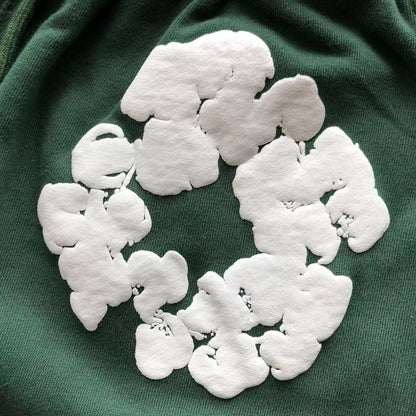 Pantaloncini con strappi in denim 