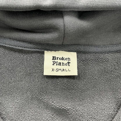 Broken Planet Planet Kapuzenpullover mit Reißverschluss 