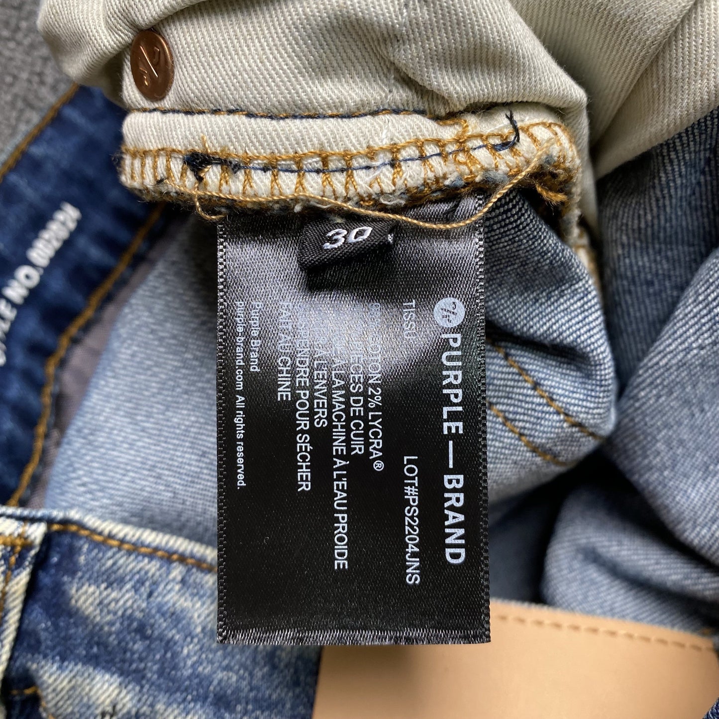 Schmale Jeans der Marke Purple Brand