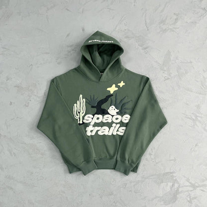 Hoodie mit Weltraumpfaden von Broken Planet 