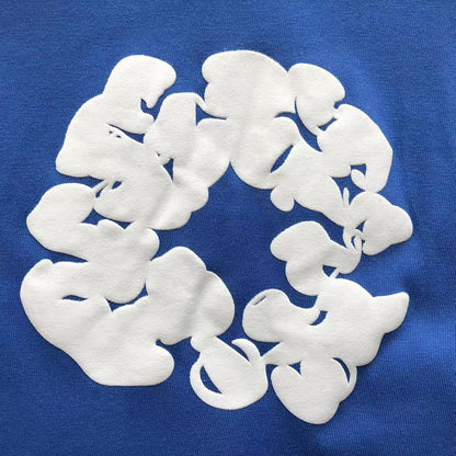 Maglietta con lacrime di denim 